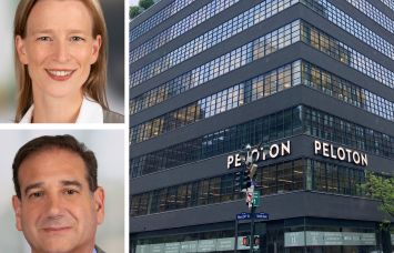 Savills' Allyson Bowen and Erik Schmall, and 441 Ninth Avenue.