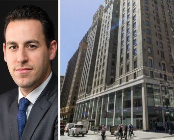 Andrew Wiener, head of commercial leasing at The Feil Organization, and 4 Park Avenue.