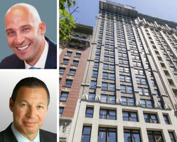 Ben Friedland of CBRE, William Cohen of Newmark, and 11 East 26th Street.
