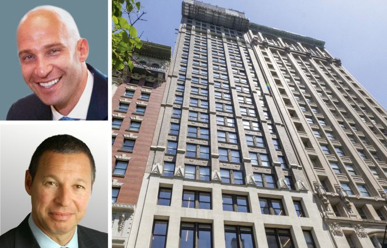 Ben Friedland of CBRE, William Cohen of Newmark, and 11 East 26th Street.