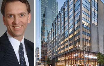 Brookfield CEO Bruce Flatt and 63 Madison Avenue.