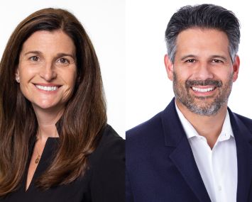 Carrie Van Syckel of L+M Fund Management and Marcos Alvarado of Sixth Street.