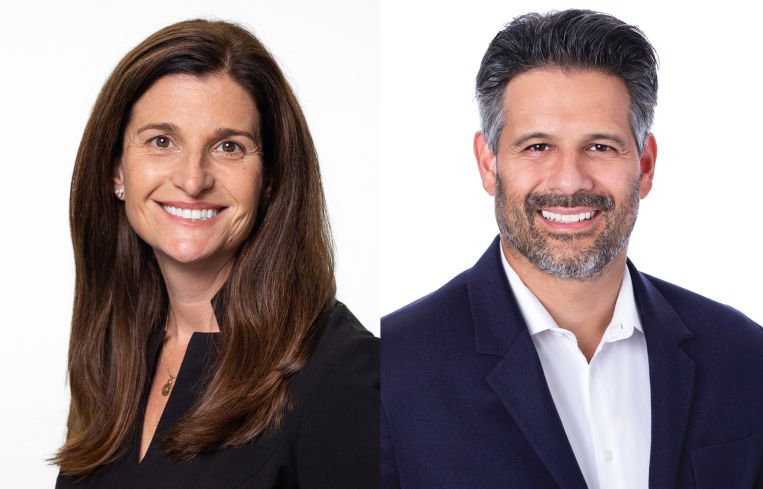 Carrie Van Syckel of L+M Fund Management and Marcos Alvarado of Sixth Street.