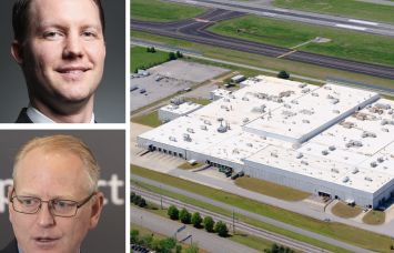 Newmark's Christopher Kramer; Blue Origin's Dave Limp; and 646 James Record Road, Huntsville, Ala.