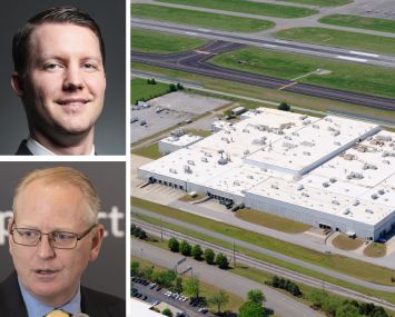 Newmark's Christopher Kramer; Blue Origin's Dave Limp; and 646 James Record Road, Huntsville, Ala.