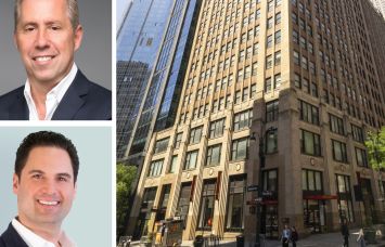 Newmark's David Falk, CBRE's Jared Freede, and 180 Madison Avenue.