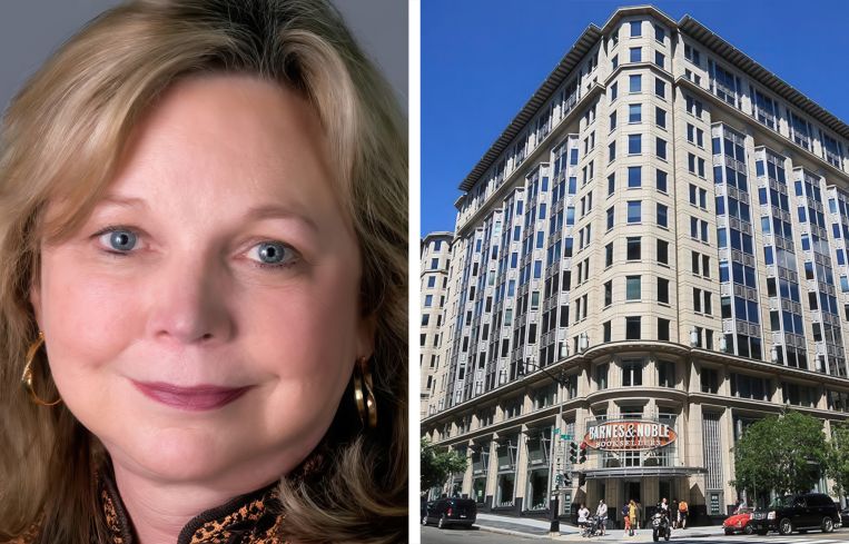 ADEA president and CEO Dr. Karen West and 555 12th Street NW, Washington, D.C.