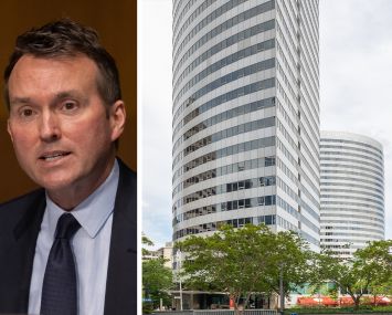 Eric Fanning, president and CEO of Aerospace Industries Association, and 1100 Wilson Boulevard, Arlington, Va.