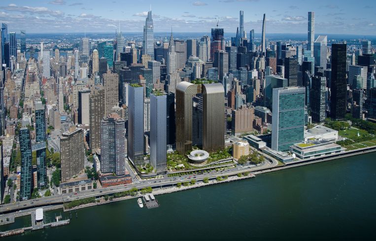 A rendering of Soloviev Group's proposed Freedom Plaza project.