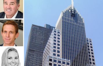 Frank Doyle, David Kleiner and Carlee Palmer of JLL, and 320 Park Avenue.
