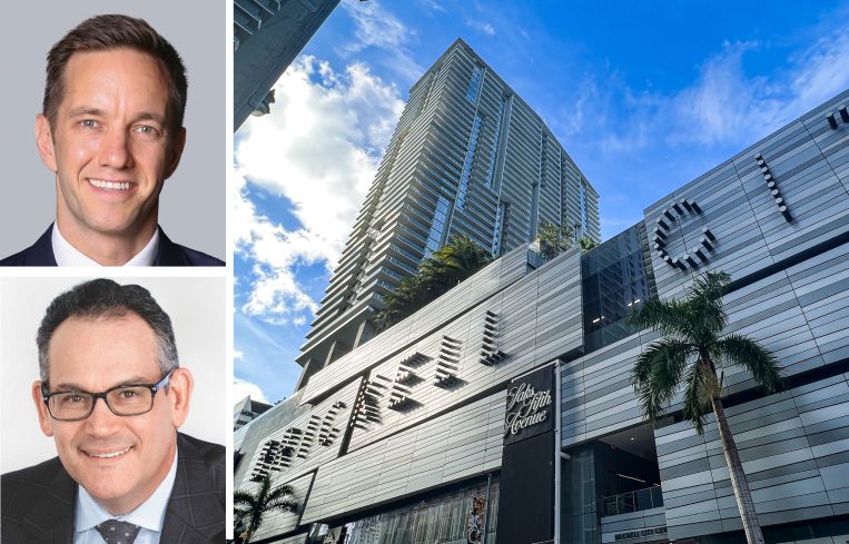 Swire Properties's Henry Bott, Simon Properties's David Simon, and Brickell City Centre.