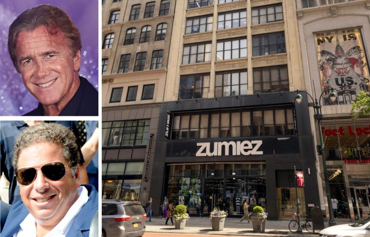 Wharton Properties' Jeff Sutton, Gindi Capital's Eli Gindi, and 15 West 34th Street.