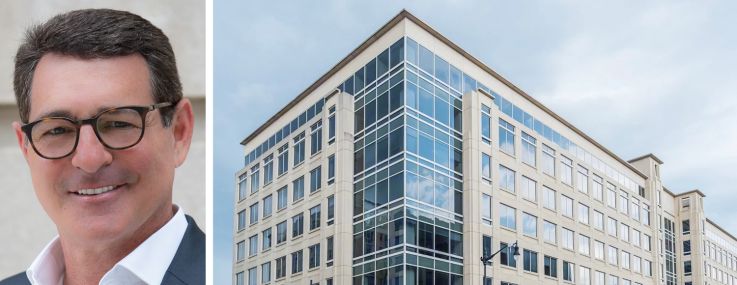 Garfield founder and CEO John Mason and 300 M Street SE, Washington, D.C.
