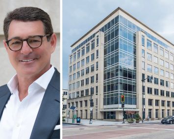 Garfield founder and CEO John Mason and 300 M Street SE, Washington, D.C.
