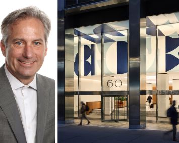JLL Executive Managing Director John Wheeler and 60 Broad Street.