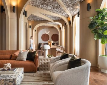 The coworking amenity is really designed to be a communal living room for the building.