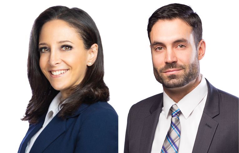 Miryam-Reinitz-Kops and Jon-Morales of Greystone.