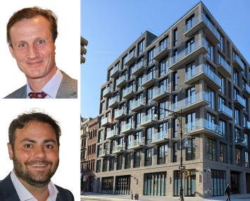 Verada's Nathaniel Mallon and Brendan Thrapp, and 340 Myrtle Avenue, Brooklyn.