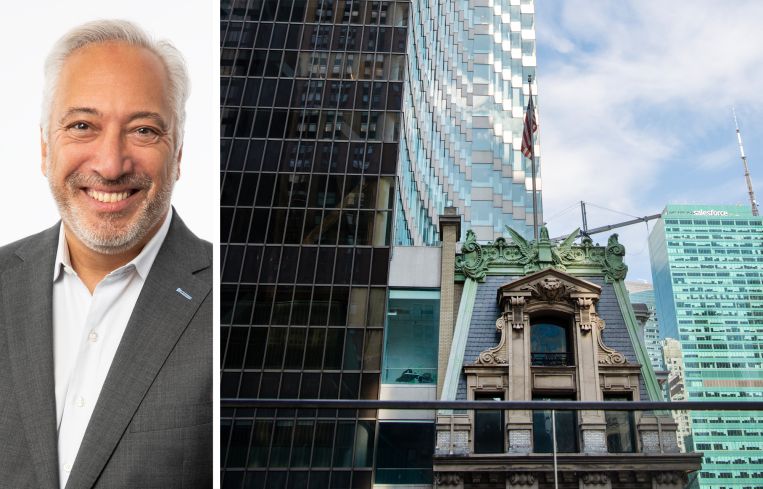 JLL's Patrick Smith and 10 Bryant Park.