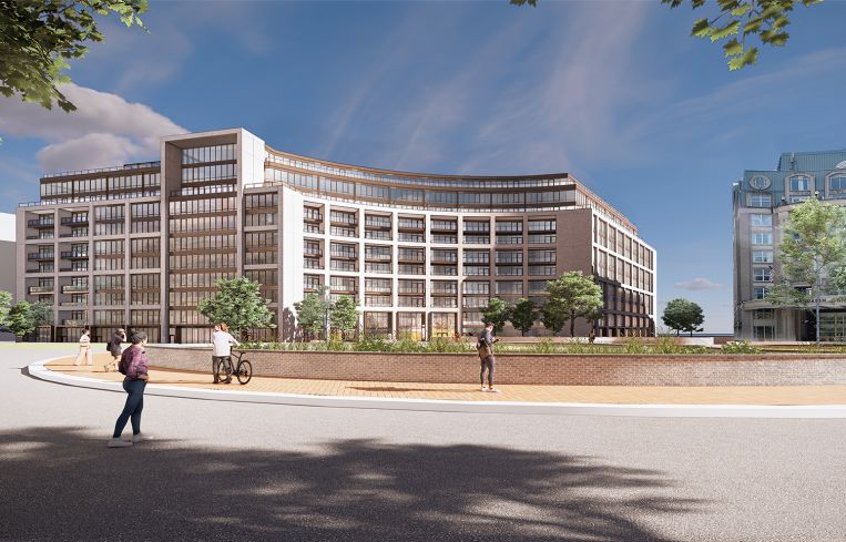 Rendering of Portals I conversion project at 1250 Maryland Avenue SW, Washington, D.C.