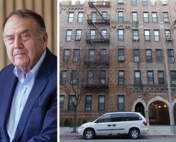 Richard LeFrak, chairman and CEO of Lefrak, and 7410 and 7420 Ridge Boulevard, Brooklyn.