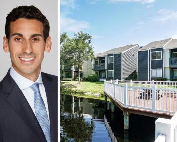 Berkadia's Scott Wadler and The Pointe at Carrollwood in Tampa, Fla.