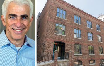 Shaul Kuba, co-founder and principal of CIM Group, and 50 Columbia Heights, Brooklyn.