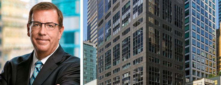 SL Green's Steven Durels and 450 Park Avenue.