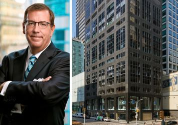SL Green's Steven Durels and 450 Park Avenue.