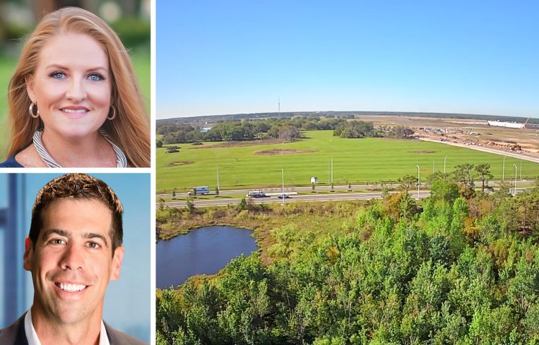 Bones Investment Group's Teal Henderson, Ardent Companies's Matthew Shulman, and Abbey Crossings, 11446 McKendree Road, San Antonio, Fla.