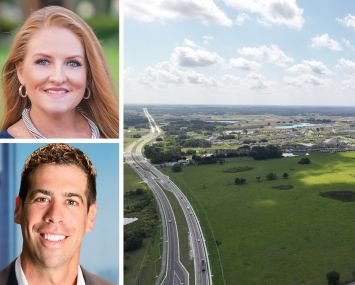 Bones Investment Group's Teal Henderson, Ardent Companies's Matthew Shulman, and Abbey Crossings, 11446 McKendree Road, San Antonio, Fla.