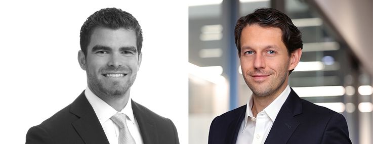 Tyler Peck of JLL and Dan Schuchinsky of Jadian Capital.