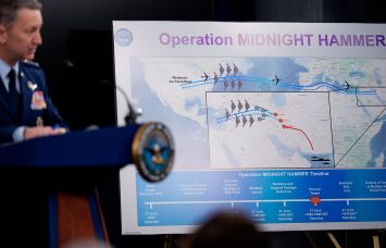 Chairman of the Joint Chiefs of Staff Air Force Gen. Dan Caine discusses the mission details of a strike on Iran during a news conference.