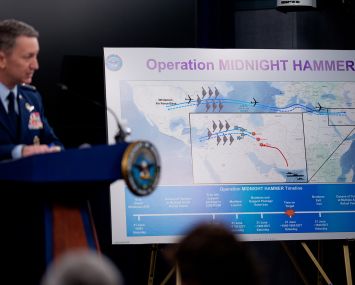 Chairman of the Joint Chiefs of Staff Air Force Gen. Dan Caine discusses the mission details of a strike on Iran during a news conference.