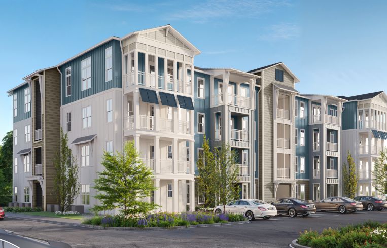 Rendering of Mosaic Pooler, a 333-unit apartment community outside of Savannah, Ga.