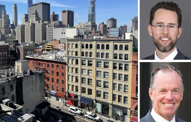 41 Elizabeth Street and B6 Real Estate Advisors's Alex Woodlief (top) and Paul Massey (bottom).