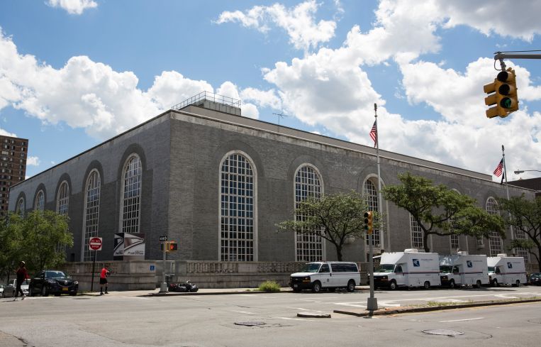 The Bronx General Post Office at 558 Grand Concourse, the Bronx.