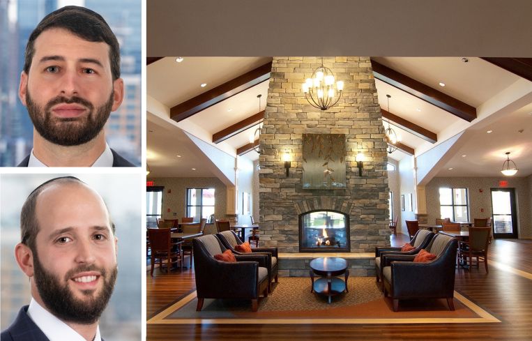 Dwight Mortgage Trust's Adam Offman and Yossi Benish, and one of the Ohio facilities in the portfolio.