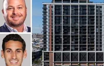 Berkadia's Brad Williamson (top) and Scott Wadler, and Wynwood Haus in Miami.