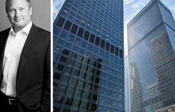 Brett Munger, CEO of Commonwealth Partners, and City National Plaza in Los Angeles.