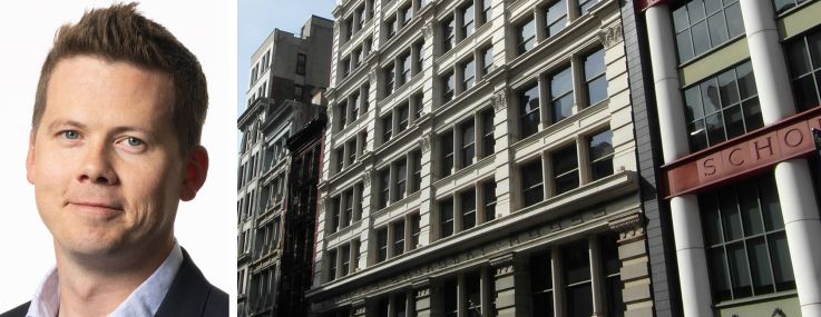 Brian Holland, senior vice president of real estate at Convene, and 555 Broadway.