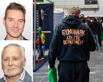 Third Point's Dan Loeb (top), Kar Properties's Shahab Karmely, and person wearing Gymshark clothing.