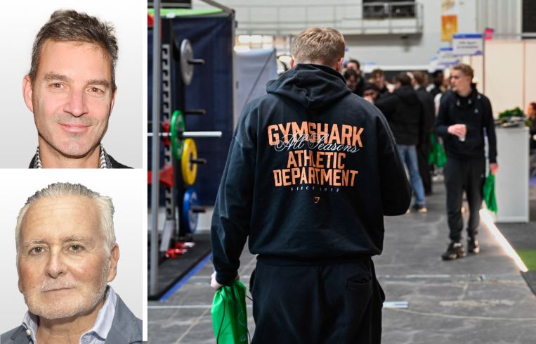 Third Point's Dan Loeb (top), Kar Properties's Shahab Karmely, and person wearing Gymshark clothing.