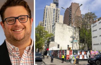 Spectra Construction & Development President Daniel Kalynberg and the lot at 129 East 28th Street.
