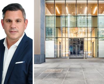 JLL's Daniel Posy and 45 East 53rd Street.