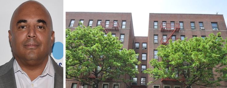 MBD Community Housing's Derrick Lovett and 1851-1859 Walton Avenue, The Bronx.