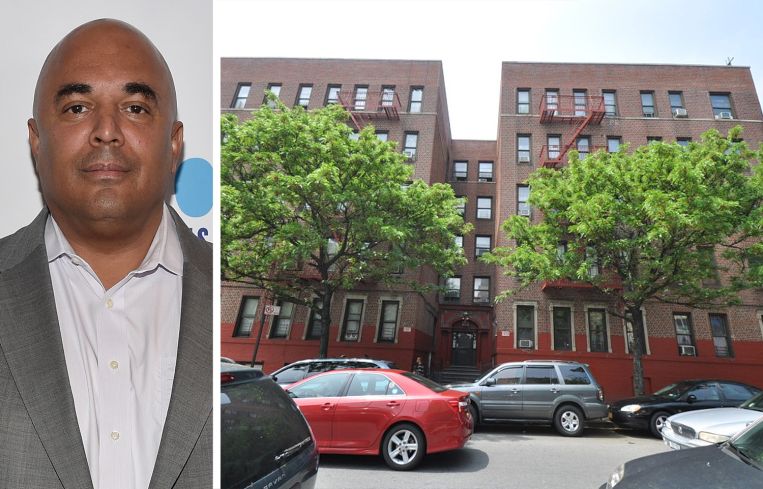 MBD Community Housing's Derrick Lovett and 1851-1859 Walton Avenue, The Bronx.