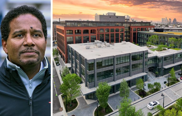 University of Maryland President Darryll Pines and Rye Street Market at Baltimore Peninsula.