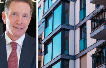 Arbor Realty Trust Chairman and CEO Ivan Kaufman and a residential building.