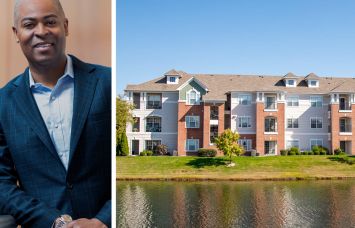 Buckingham Companies Chief Investment Officer Jeffrey Beckham and The Village on Spring Mill in Carmel, Ind.